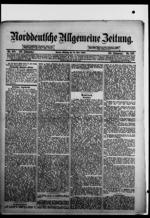 Norddeutsche allgemeine Zeitung vom 31.05.1897