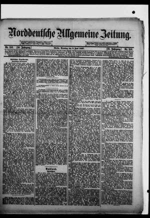 Norddeutsche allgemeine Zeitung on Jun 8, 1897
