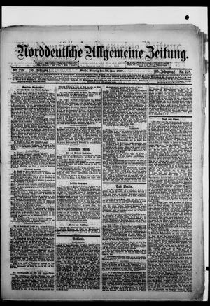 Norddeutsche allgemeine Zeitung on Jun 20, 1897