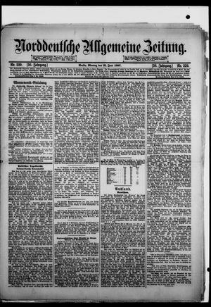 Norddeutsche allgemeine Zeitung vom 21.06.1897