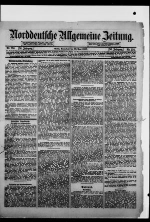 Norddeutsche allgemeine Zeitung vom 26.06.1897