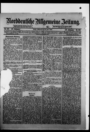 Norddeutsche allgemeine Zeitung vom 30.06.1897