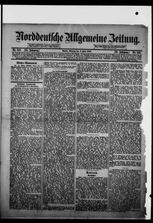 Norddeutsche allgemeine Zeitung vom 05.07.1897