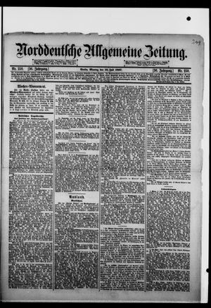 Norddeutsche allgemeine Zeitung vom 12.07.1897
