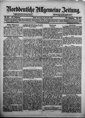Norddeutsche allgemeine Zeitung vom 29.07.1897