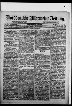 Norddeutsche allgemeine Zeitung vom 31.07.1897