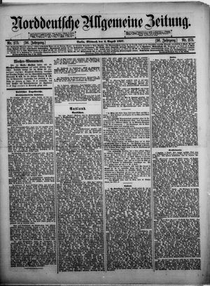 Norddeutsche allgemeine Zeitung vom 04.08.1897