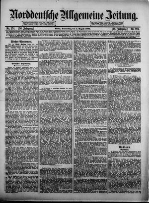 Norddeutsche allgemeine Zeitung vom 05.08.1897