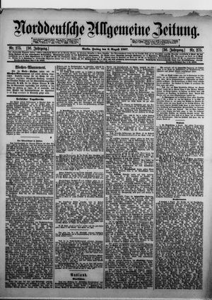 Norddeutsche allgemeine Zeitung vom 06.08.1897