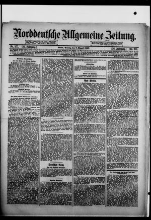 Norddeutsche allgemeine Zeitung vom 08.08.1897