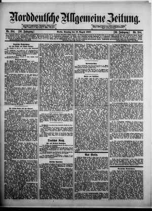 Norddeutsche allgemeine Zeitung vom 15.08.1897