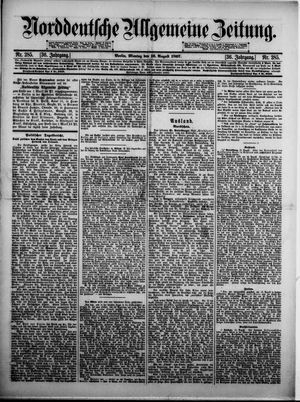 Norddeutsche allgemeine Zeitung on Aug 16, 1897