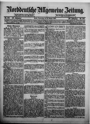 Norddeutsche allgemeine Zeitung vom 19.08.1897