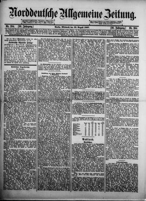 Norddeutsche allgemeine Zeitung vom 25.08.1897