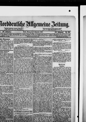 Norddeutsche allgemeine Zeitung vom 06.09.1897