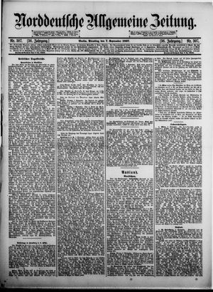 Norddeutsche allgemeine Zeitung vom 07.09.1897