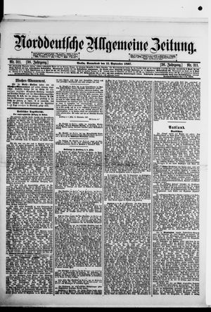 Norddeutsche allgemeine Zeitung vom 11.09.1897