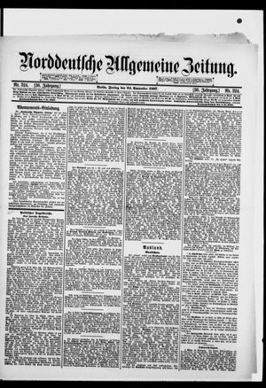 Norddeutsche allgemeine Zeitung vom 24.09.1897