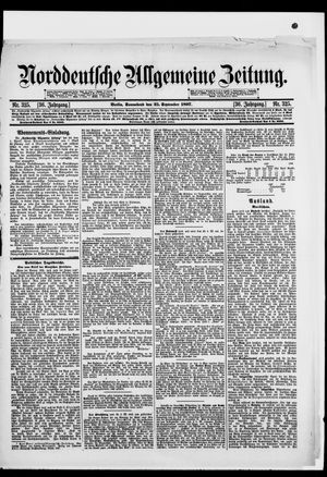 Norddeutsche allgemeine Zeitung vom 25.09.1897
