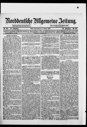 Norddeutsche allgemeine Zeitung vom 07.10.1897