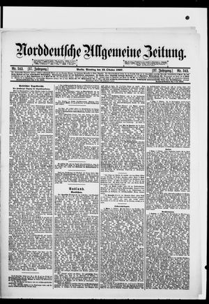 Norddeutsche allgemeine Zeitung vom 12.10.1897