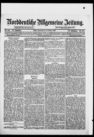 Norddeutsche allgemeine Zeitung vom 14.10.1897
