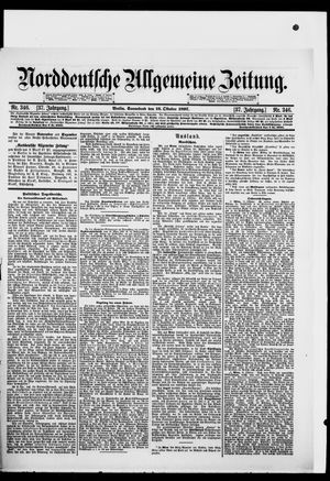 Norddeutsche allgemeine Zeitung vom 16.10.1897