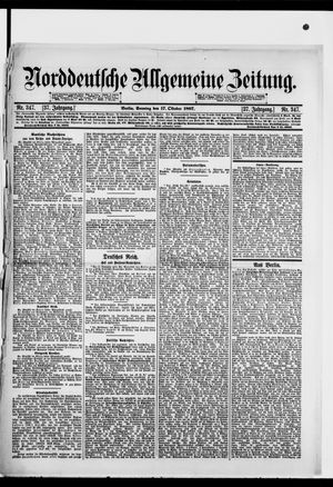 Norddeutsche allgemeine Zeitung vom 17.10.1897