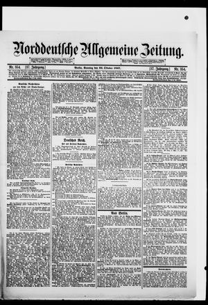 Norddeutsche allgemeine Zeitung vom 24.10.1897