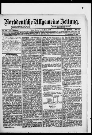Norddeutsche allgemeine Zeitung vom 26.10.1897