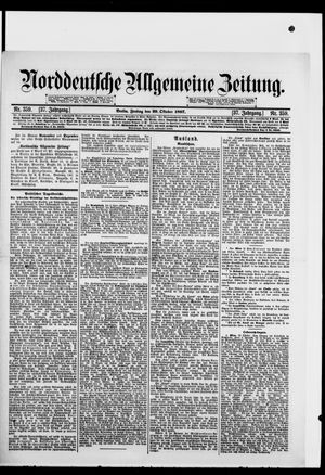 Norddeutsche allgemeine Zeitung vom 29.10.1897