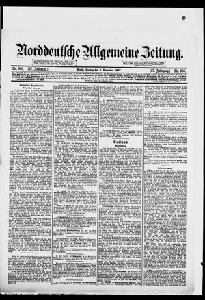 Norddeutsche allgemeine Zeitung vom 05.11.1897