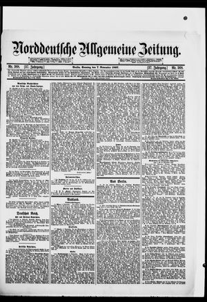 Norddeutsche allgemeine Zeitung vom 07.11.1897