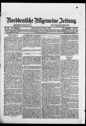 Norddeutsche allgemeine Zeitung vom 08.11.1897