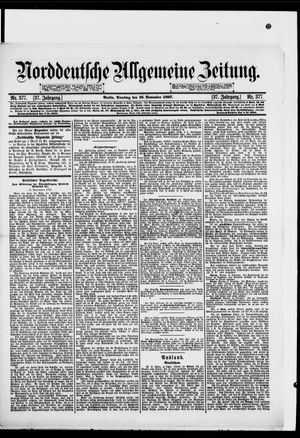 Norddeutsche allgemeine Zeitung vom 16.11.1897