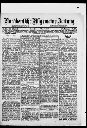 Norddeutsche allgemeine Zeitung on Dec 3, 1897