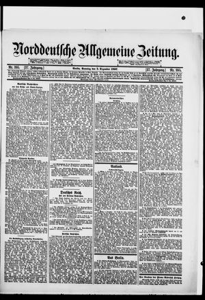 Norddeutsche allgemeine Zeitung vom 05.12.1897