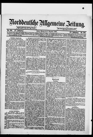 Norddeutsche allgemeine Zeitung vom 06.12.1897