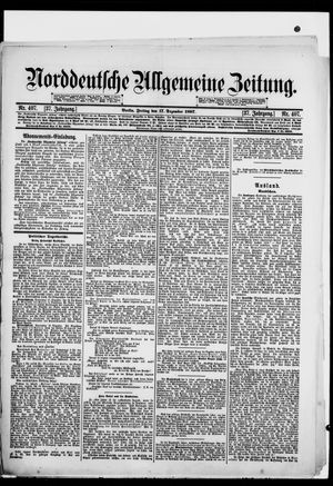 Norddeutsche allgemeine Zeitung on Dec 17, 1897