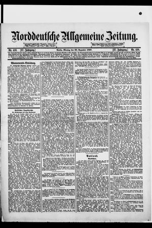 Norddeutsche allgemeine Zeitung vom 20.12.1897