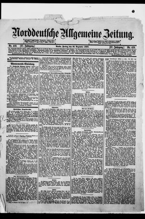 Norddeutsche allgemeine Zeitung vom 31.12.1897