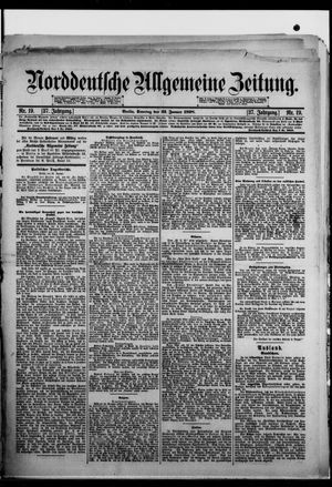 Norddeutsche allgemeine Zeitung on Jan 23, 1898