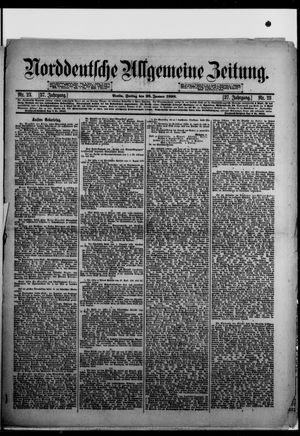 Norddeutsche allgemeine Zeitung vom 28.01.1898
