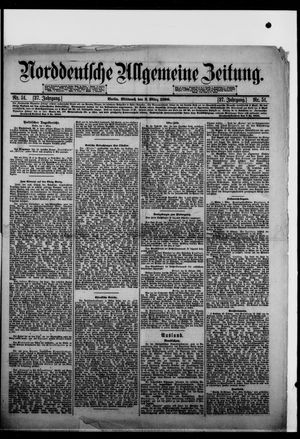 Norddeutsche allgemeine Zeitung vom 02.03.1898