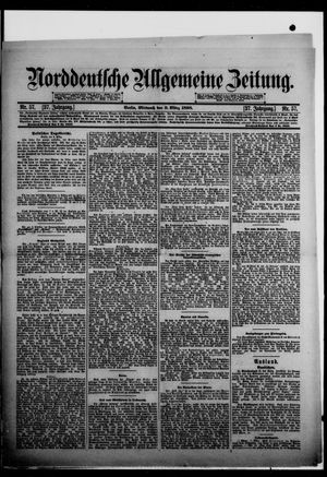 Norddeutsche allgemeine Zeitung vom 09.03.1898