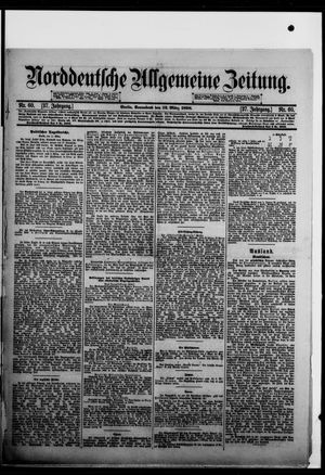 Norddeutsche allgemeine Zeitung vom 12.03.1898