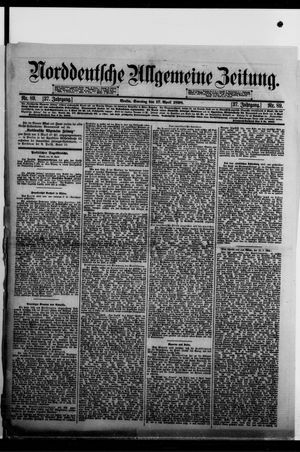 Norddeutsche allgemeine Zeitung vom 17.04.1898