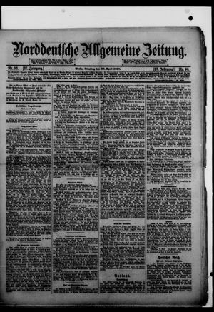 Norddeutsche allgemeine Zeitung vom 26.04.1898