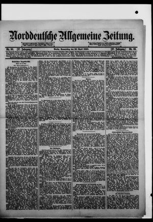 Norddeutsche allgemeine Zeitung vom 28.04.1898