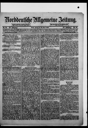 Norddeutsche allgemeine Zeitung vom 29.04.1898
